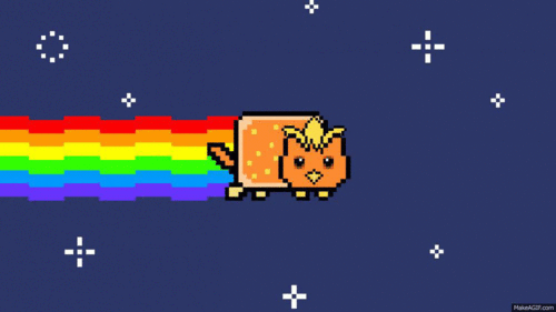 Nyan Cat Parody Torchic Meow Wallpaper