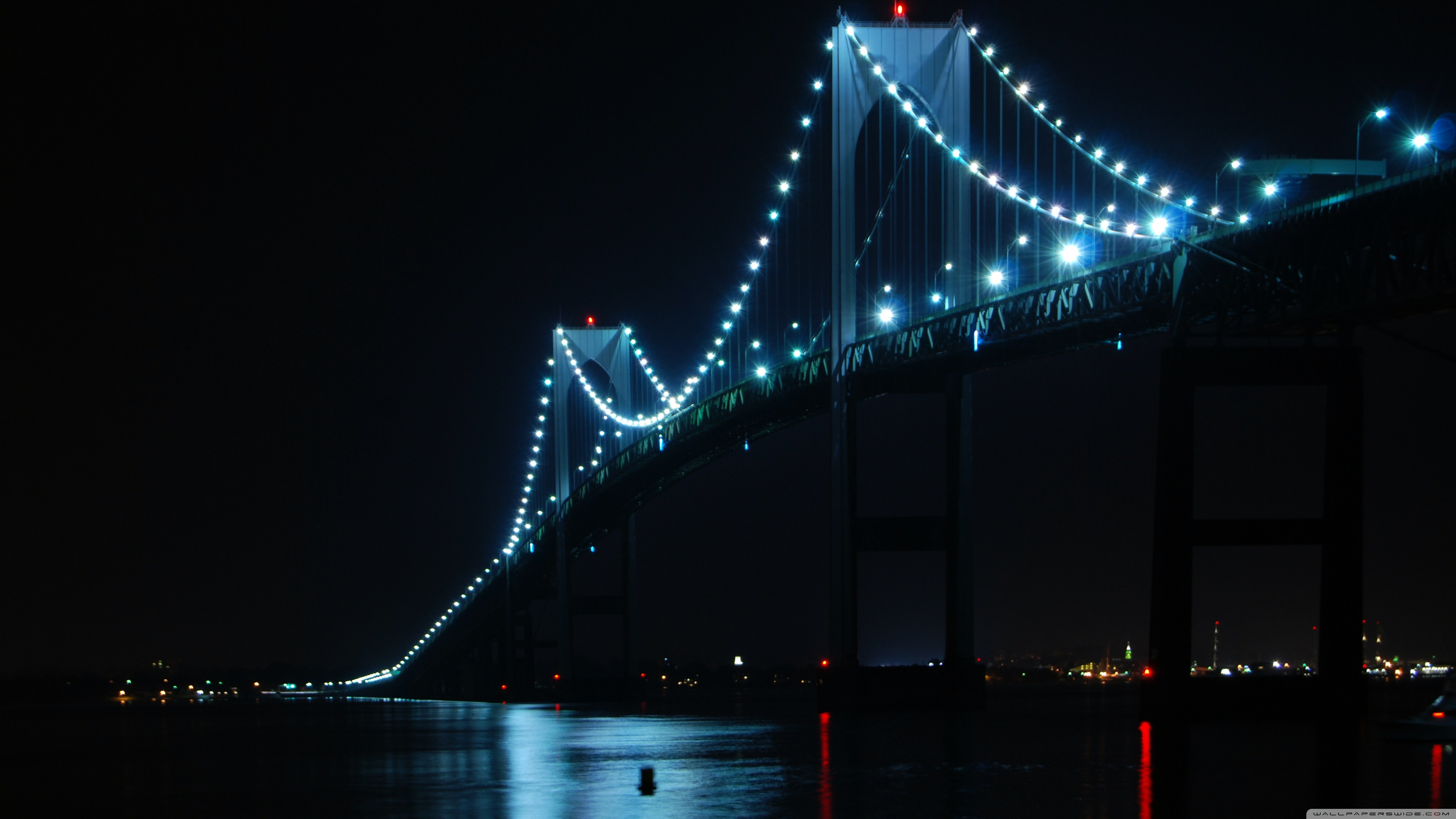 Newport Bridge Rhode Island 4K HD Desktop Wallpaper for 4K