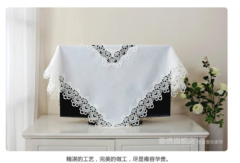 Hydrotropic Laciness Lace Background Cloth Fashion Satin Dining Table