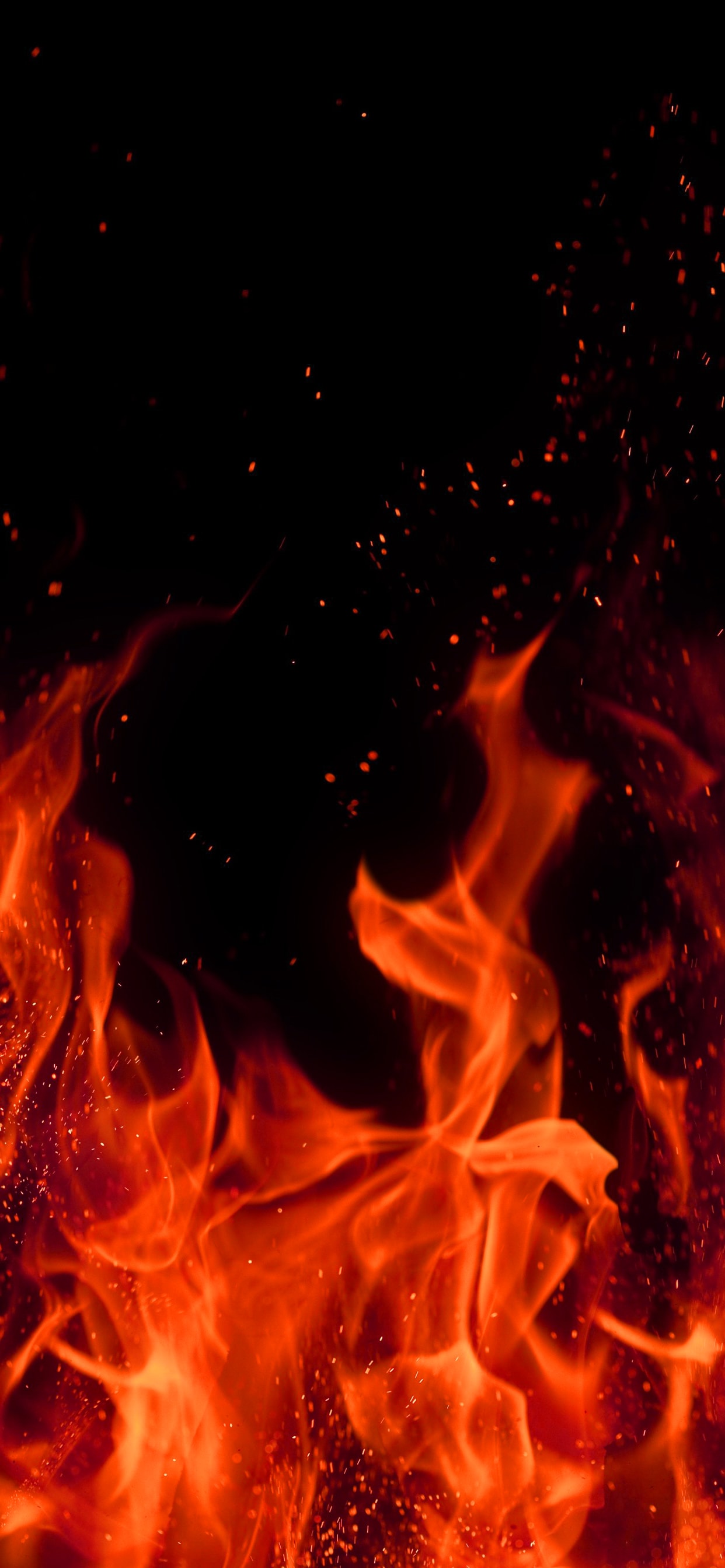 iPhone Fire Wallpaper