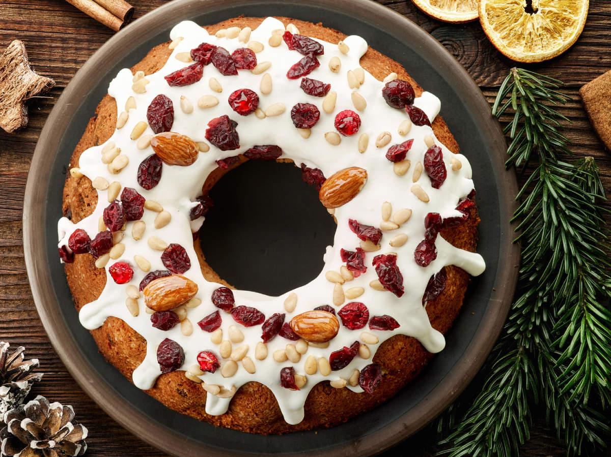 Fruit And Nut Christmas Cake Recipe How To Make