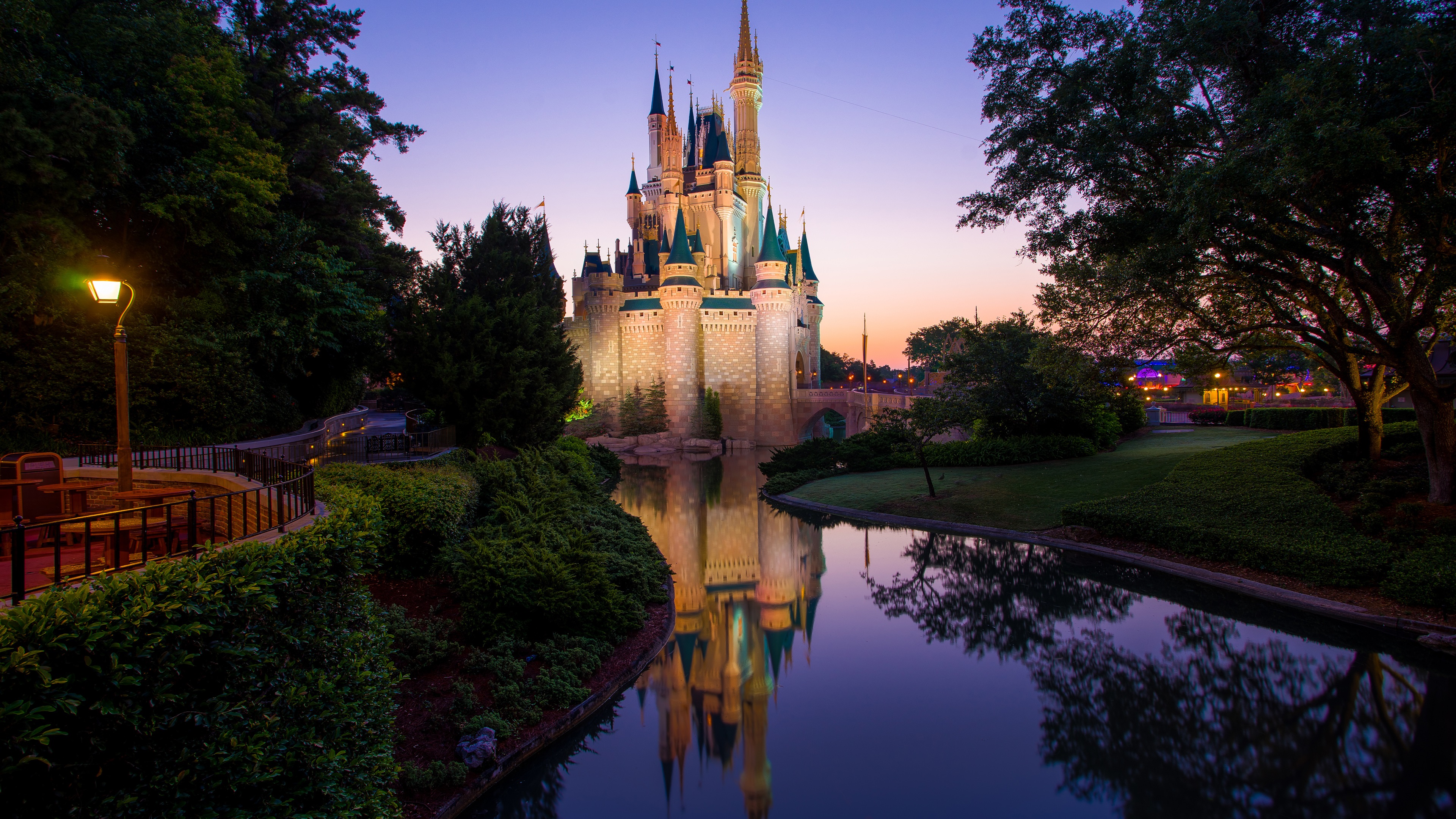 Overlooking Disneyland Castle Wallpaper