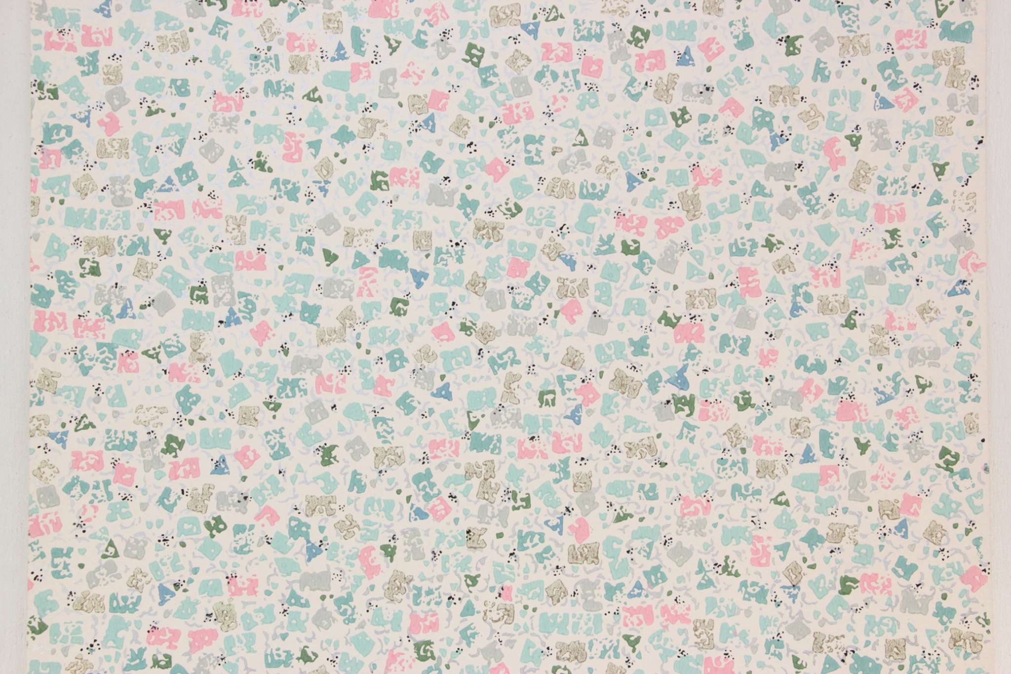 1960s Vintage Wallpaper Confetti Rosie S