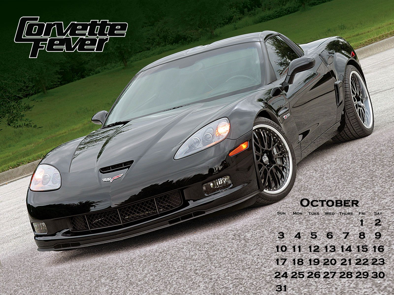 Thread Corvette Fevers 2010 October Calendar