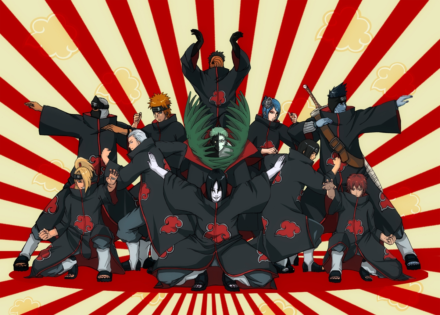 Naruto Wallpaper Akatsuki Fight Big Jpg Shippuden