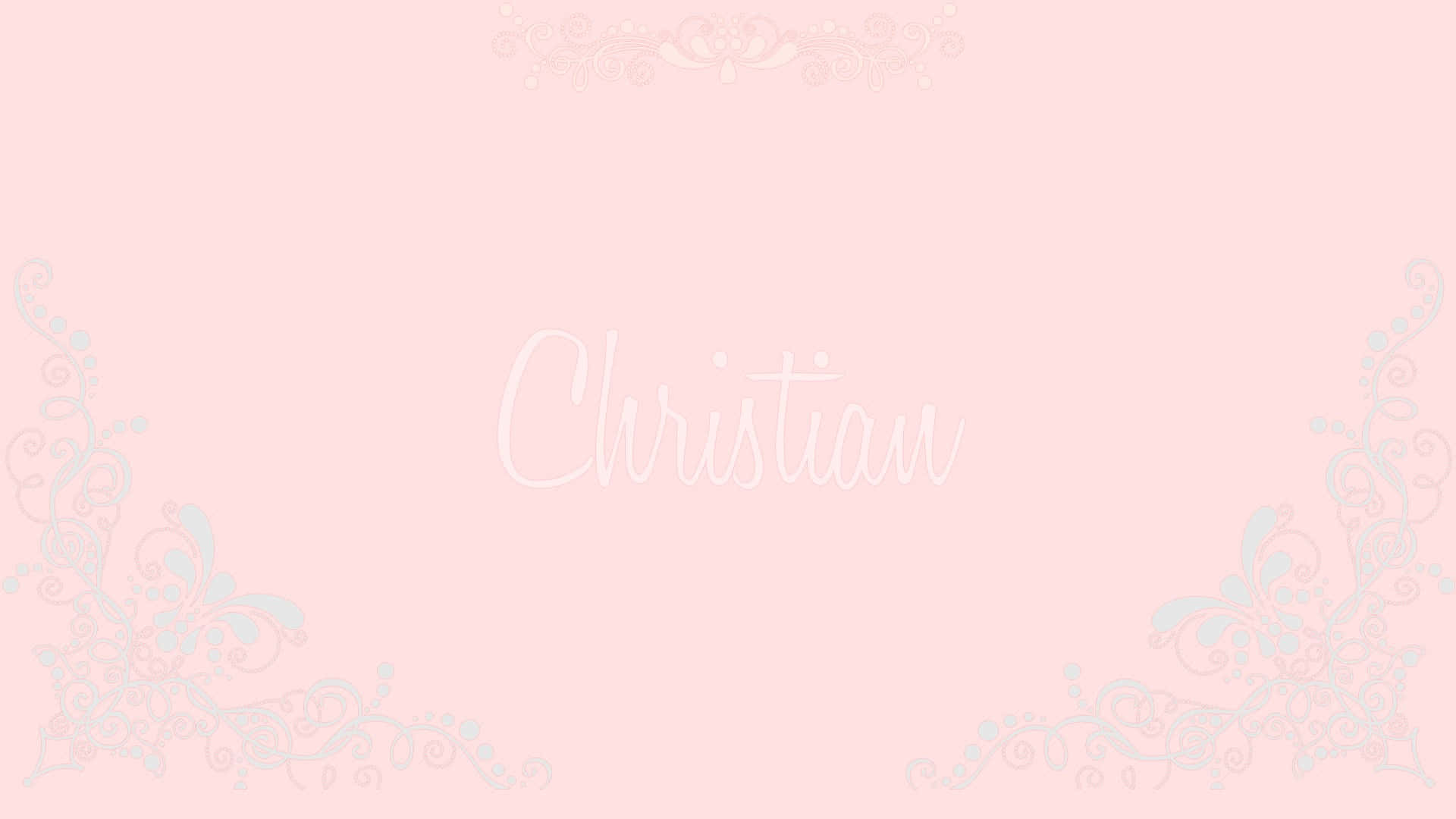 Pink Christian Wallpaper