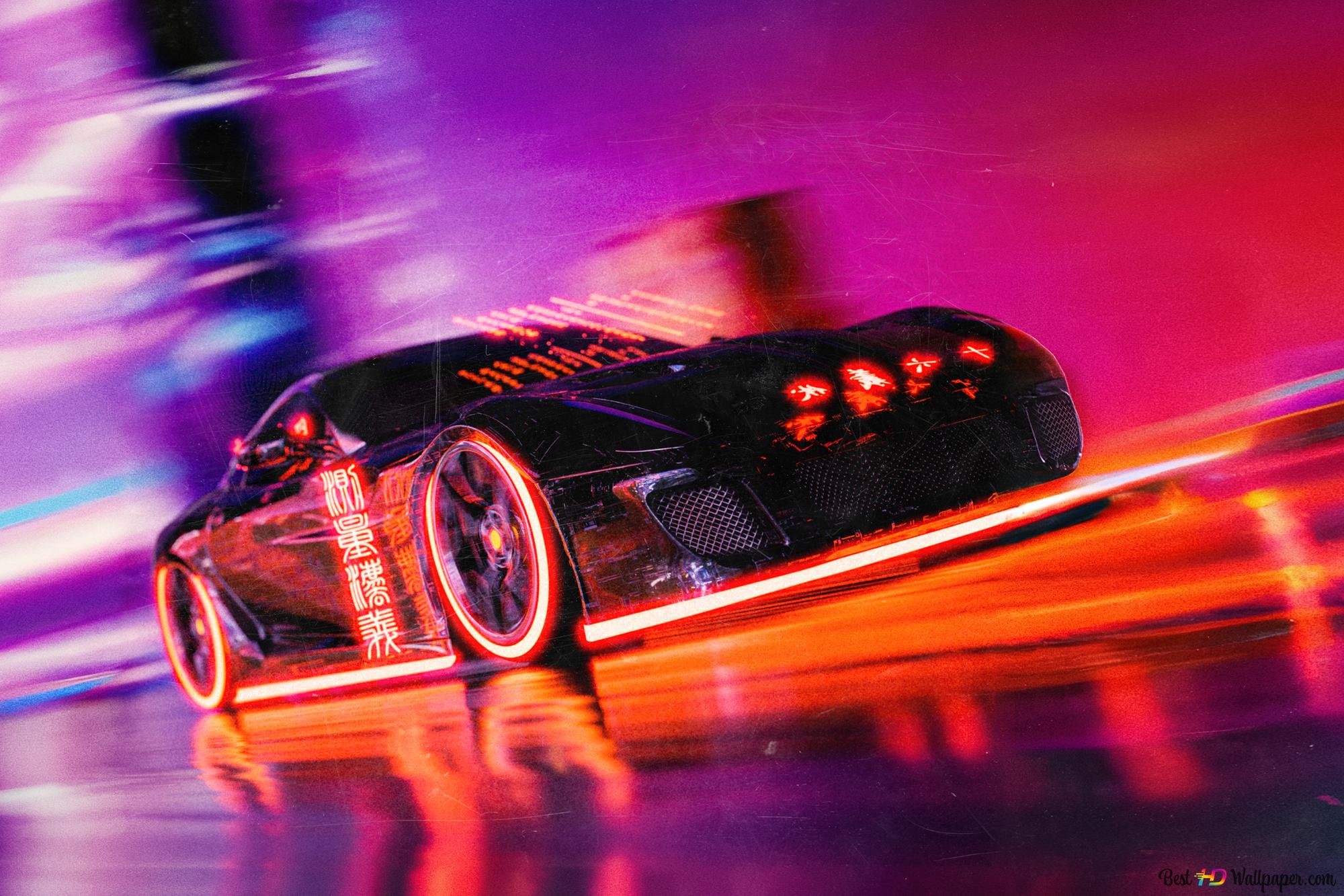 Black Racing Car 4k Wallpaper