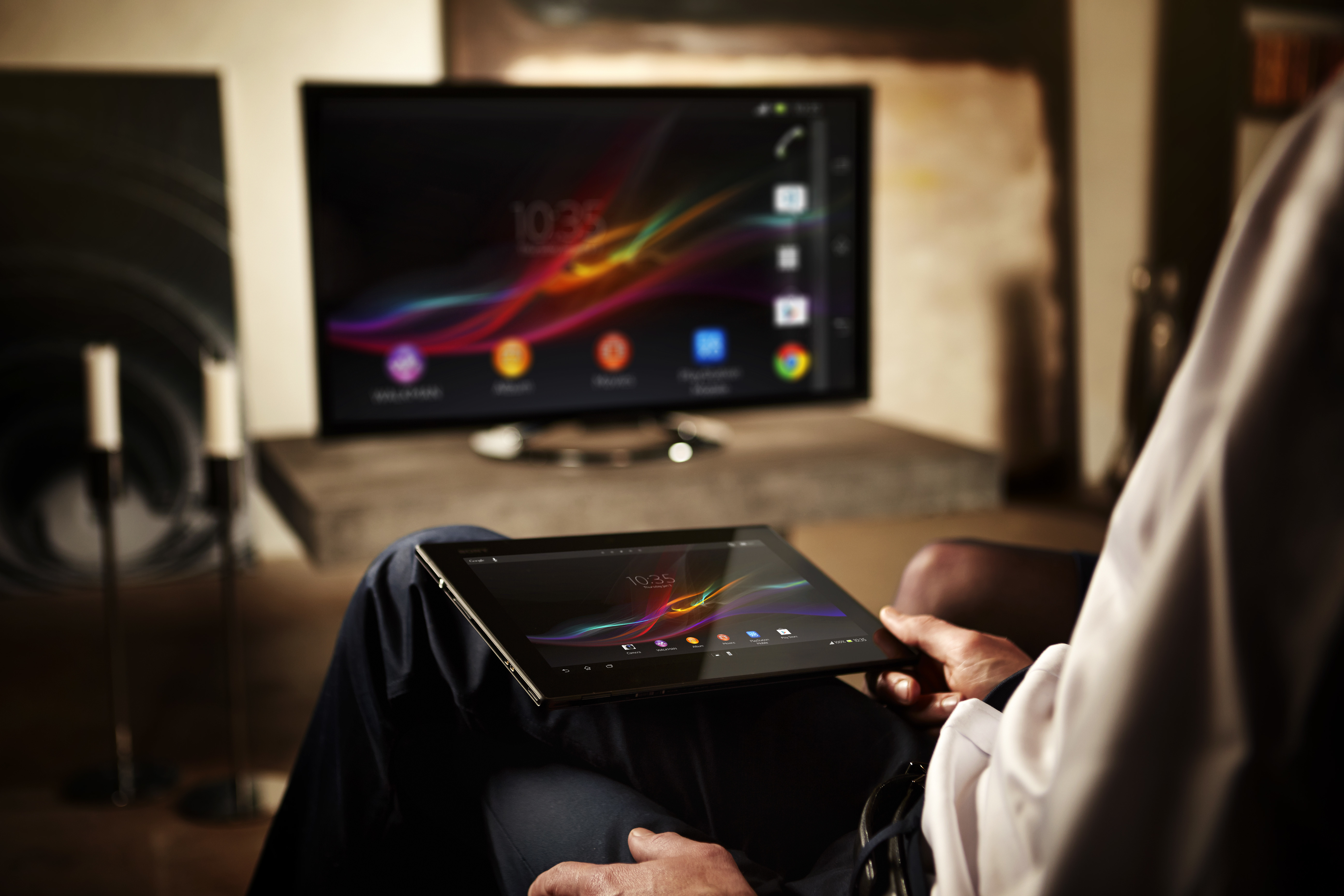 Wallpaper Sony Xperia Tablet Z Man Tv Android