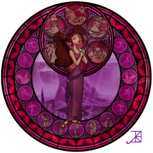 Disney Princess Image Megara Stained Glass Wallpaper And Background