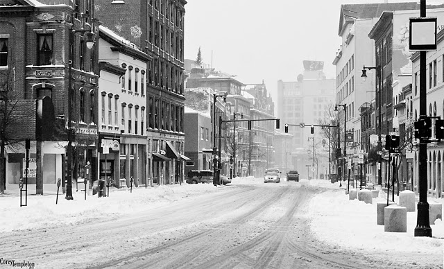 Street Snow December Winter In Portland Maine Pi