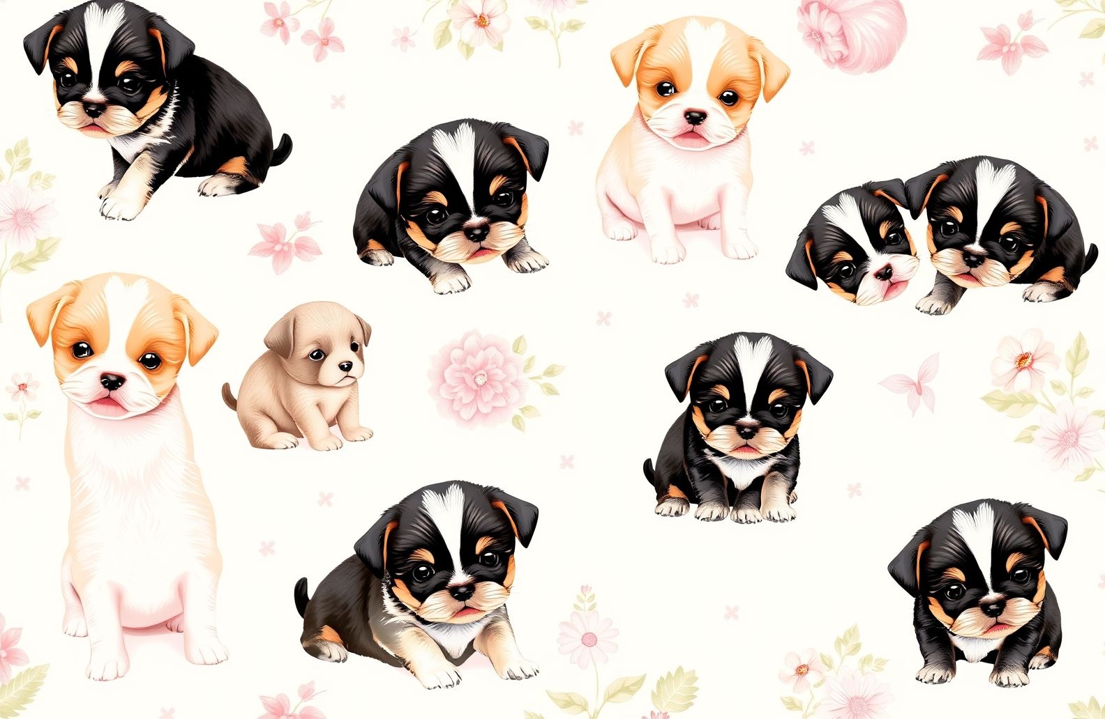 Teacup Puppies Wallpaper