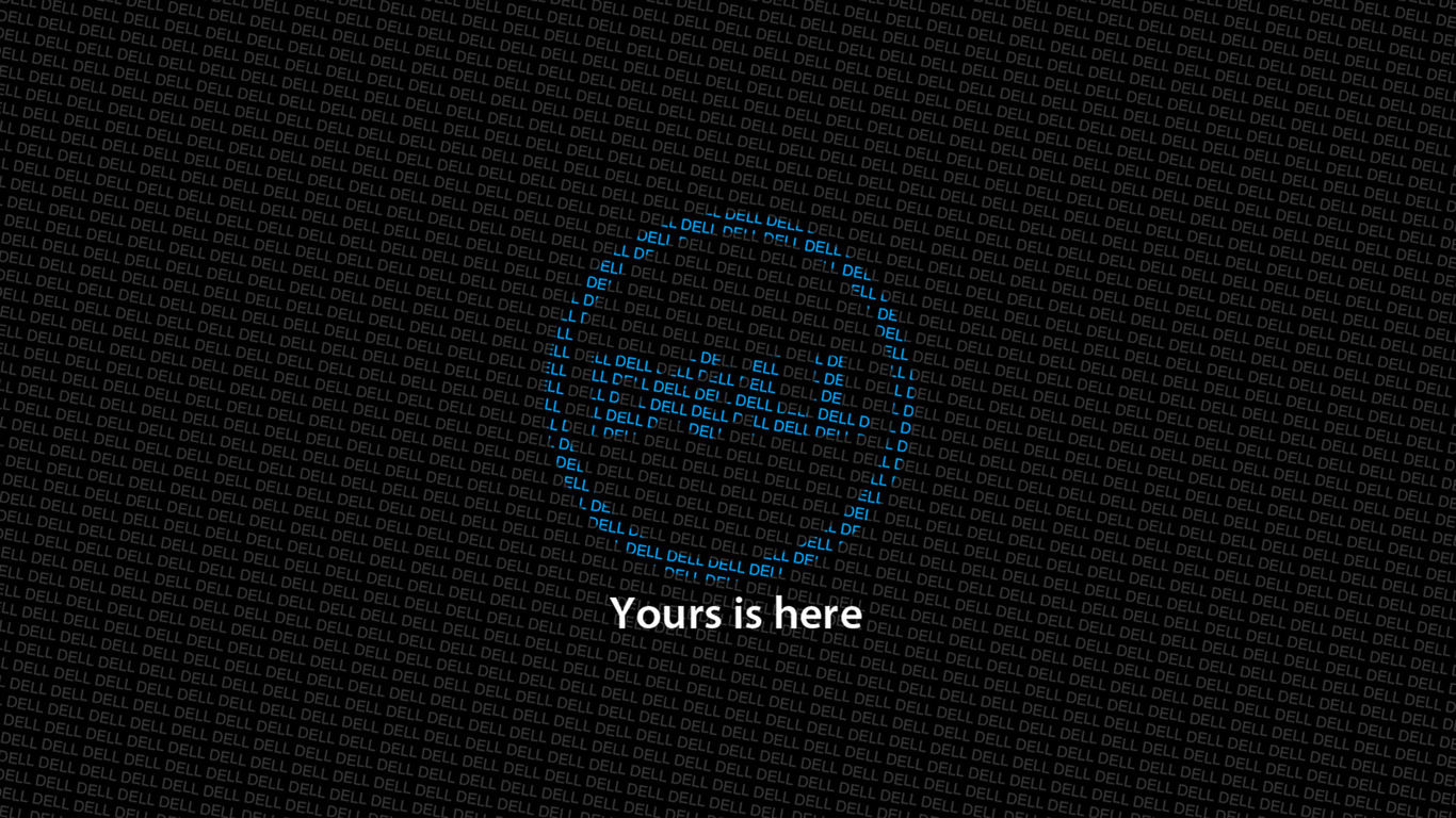 Wallpaper Dell Manufacturer Logo Digital Photo On The Desktop