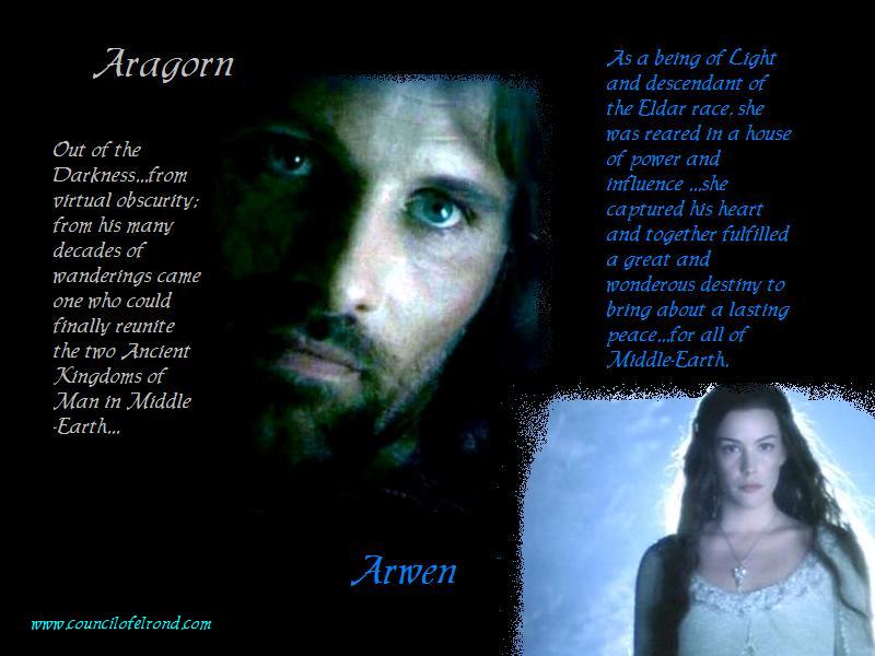 Description Aragorn And Arwen Forever