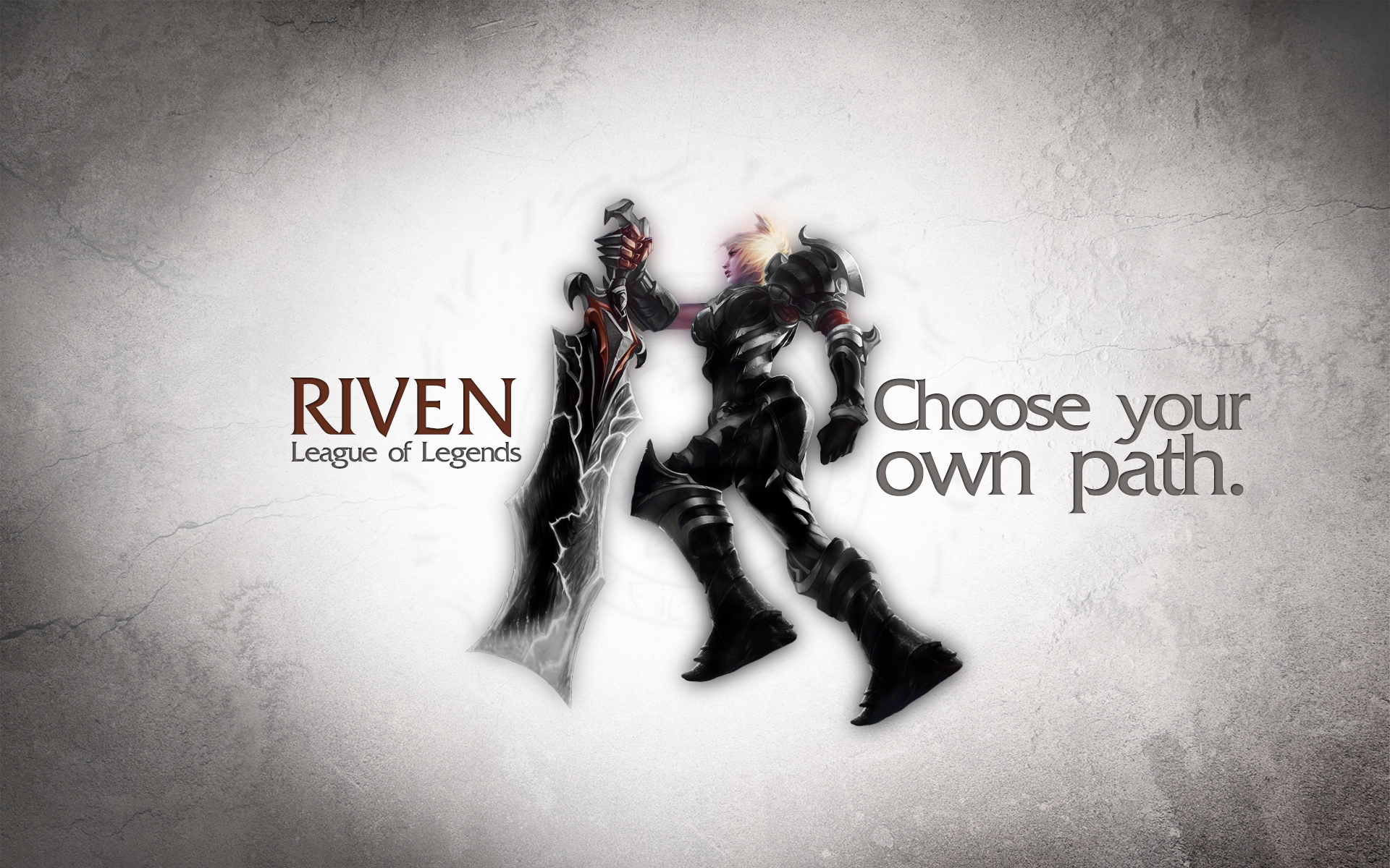  20122944dleague of legends wallpaper   riven by desess d5igtxfpng