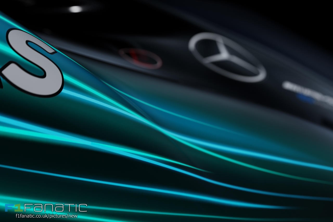 Mercedes W08 Teaser Photo F1 Fanatic