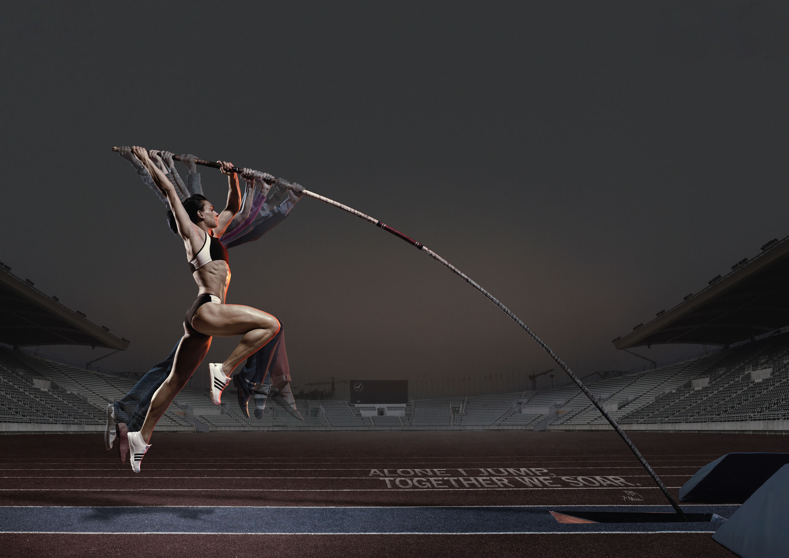 Girl Track And Field Athlete Wallpaper Image