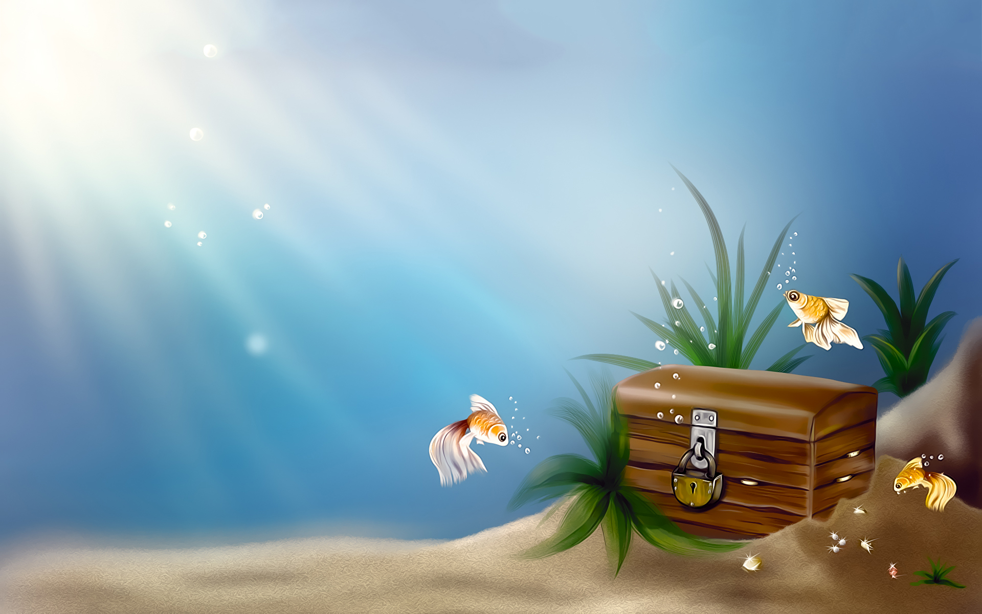 Wallpaper Other Goldfish Animated