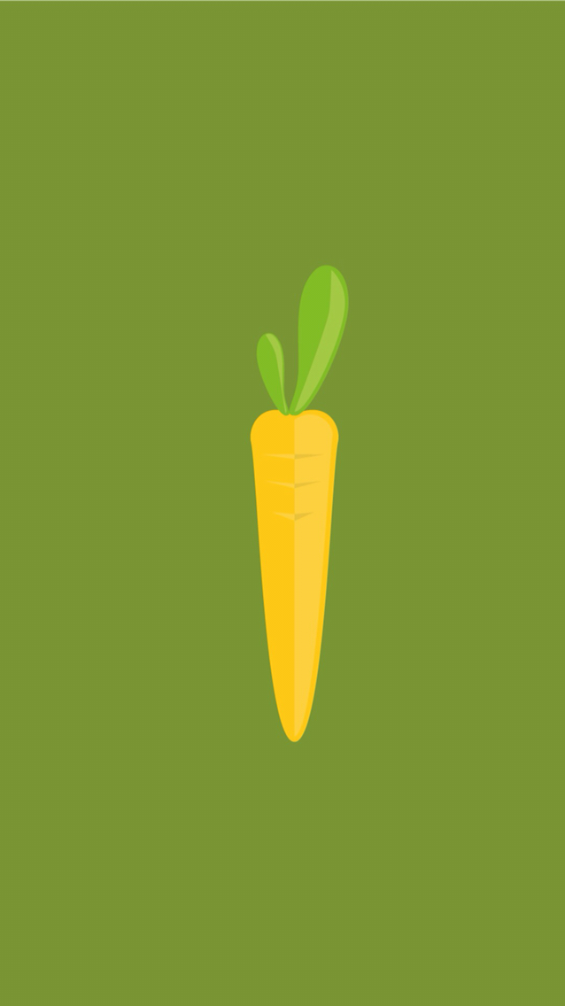 iPhone 5s Background Green Carrot
