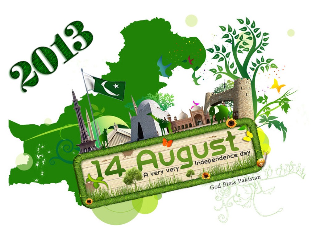 14 August 2013 Wallpapers Pakistan Independence Day Elsoar 1024x768