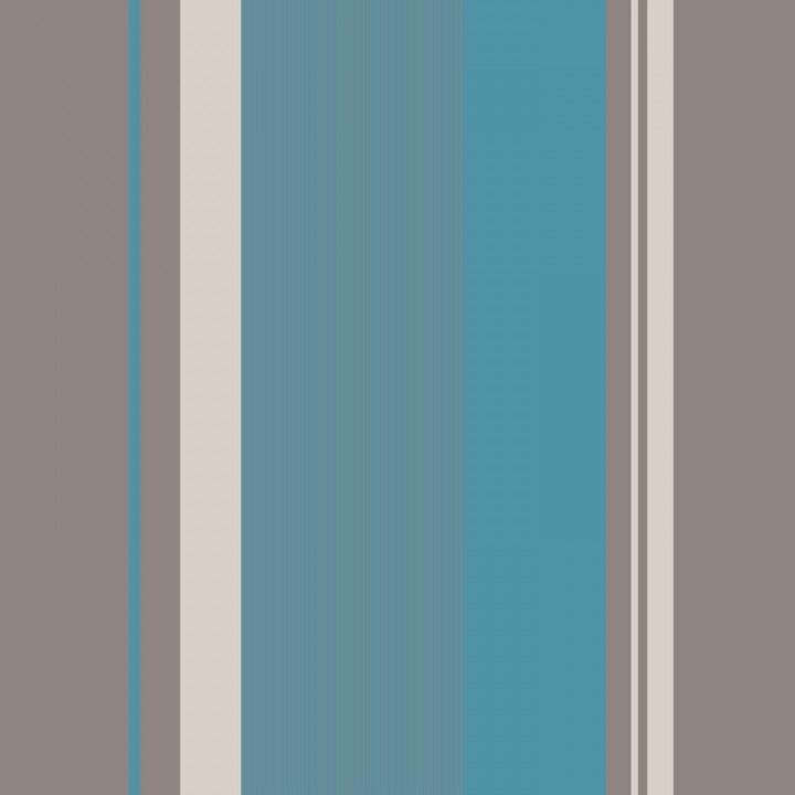 Crown Millie Stripe Wallpaper M0883 Teal