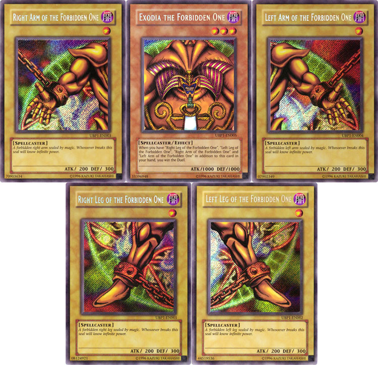 Yu Gi Oh Cards Exodia Deck For