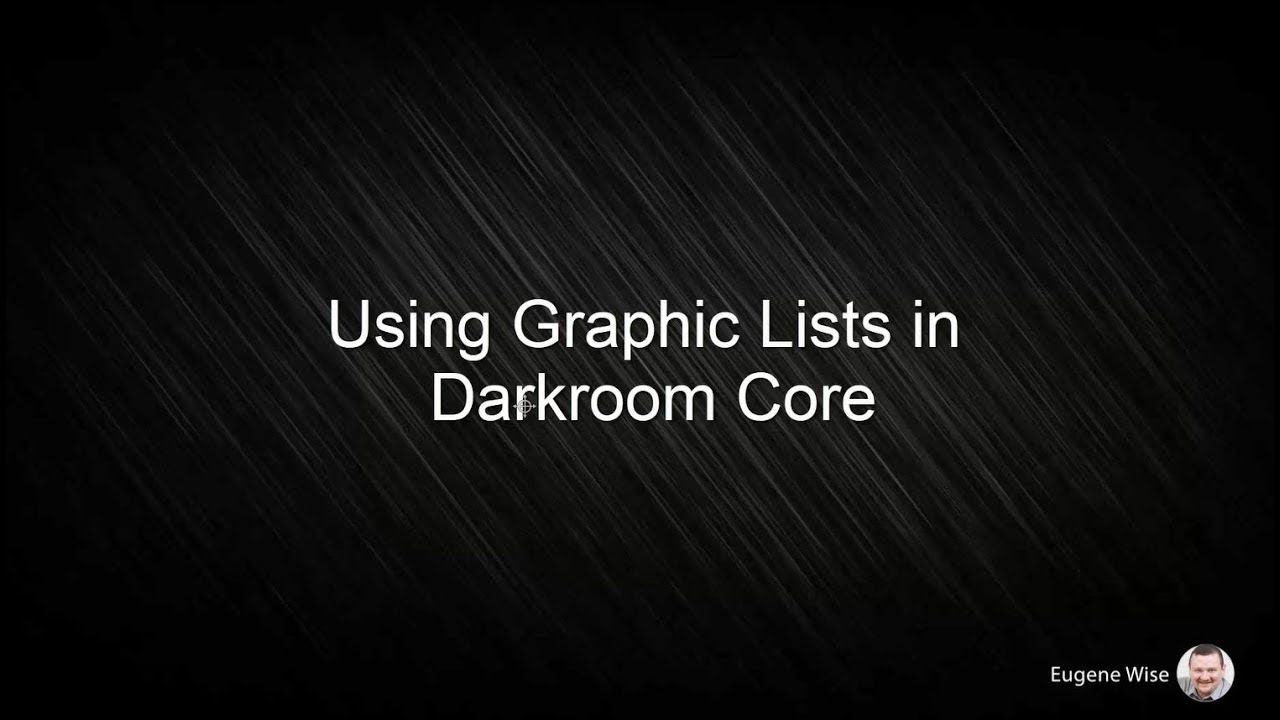 Using A Graphic List To Add Multiple Background In Darkroom Core
