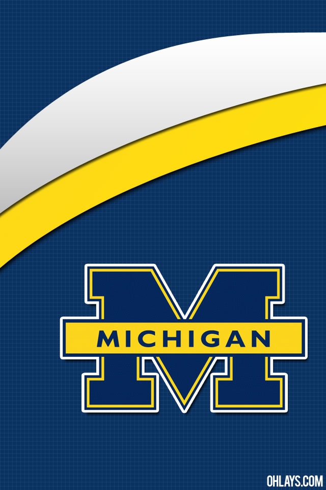 Michigan Football Logo Wallpaper Wolverines iPhone