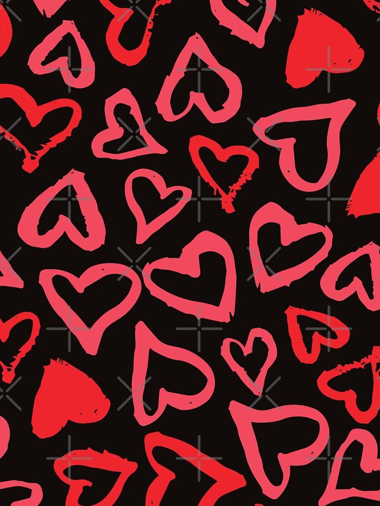 Cute Love Print Happy Valentines Day Romantic Heart Pattern