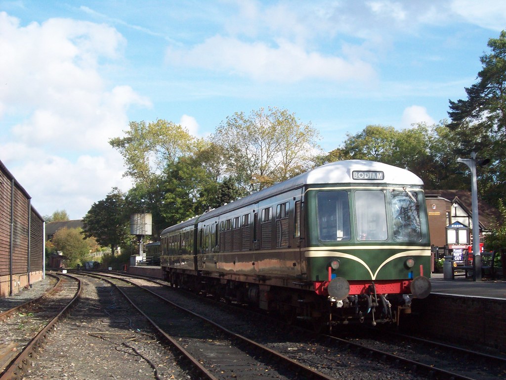 Diesel Unit At Tenterden Town Kent East Sussex Railway