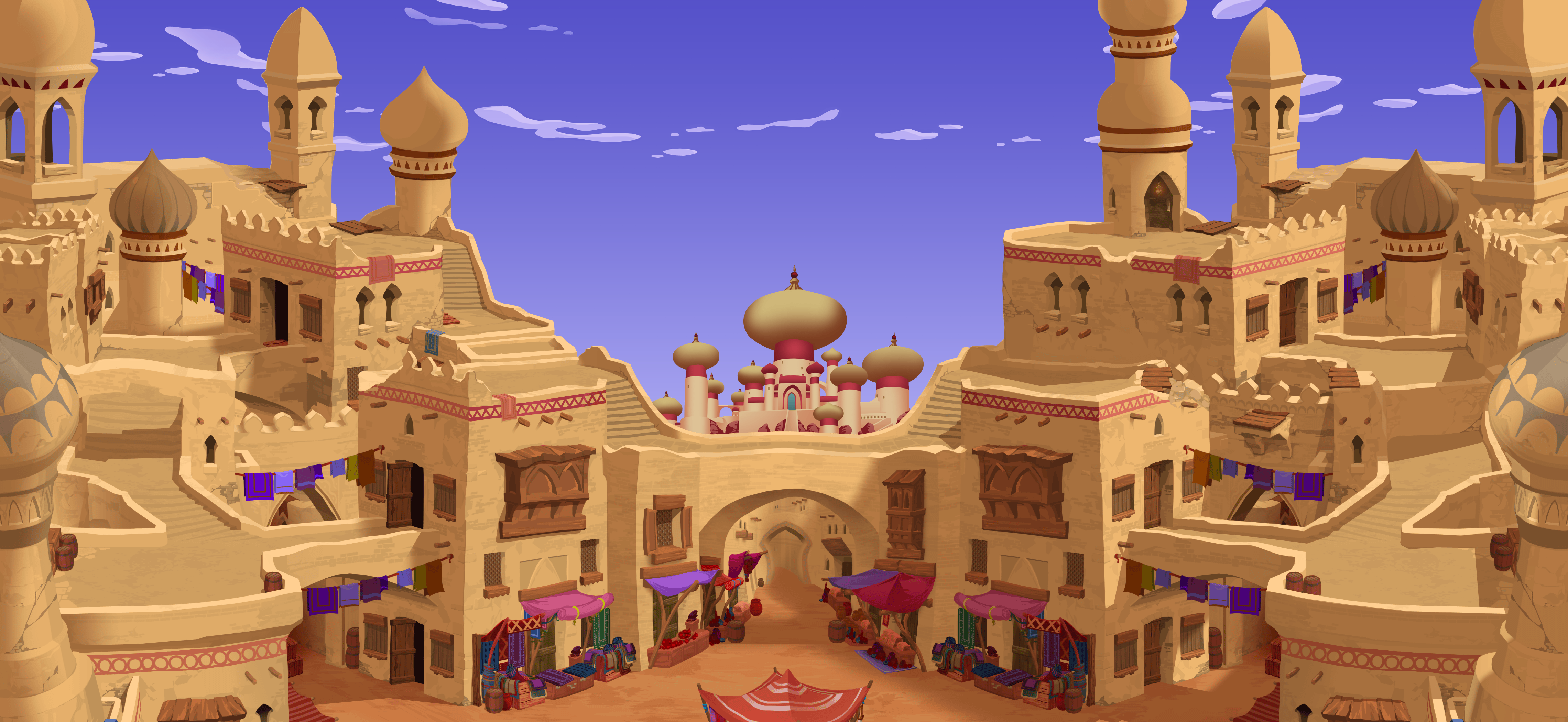 Agrabah In Aladdin Kids Animation