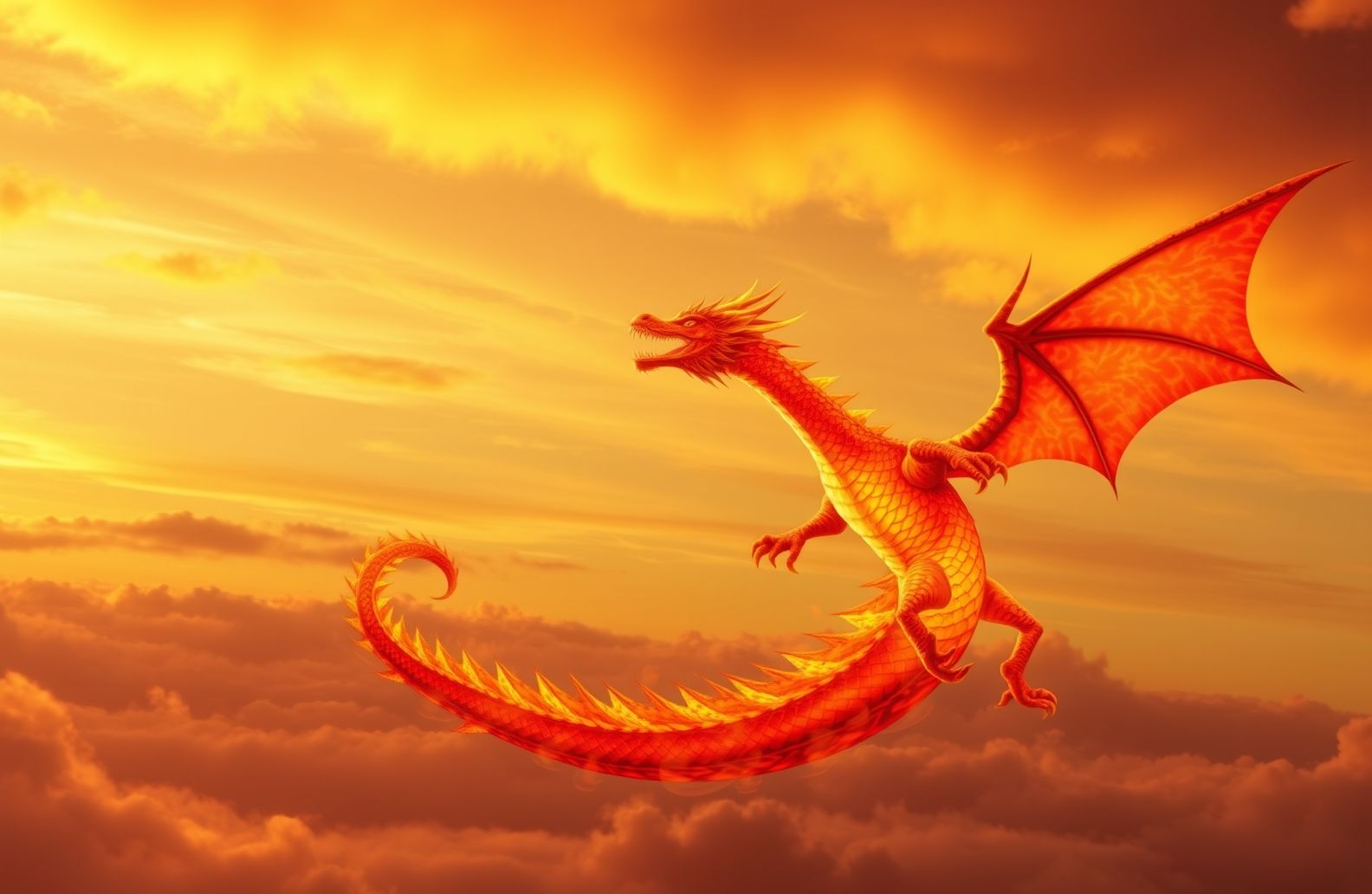 Fire Dragon Wallpaper