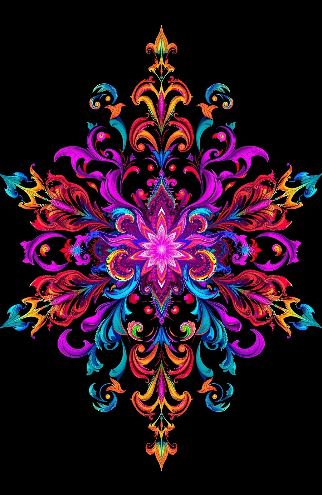 Beautiful Black Background Wallpaper