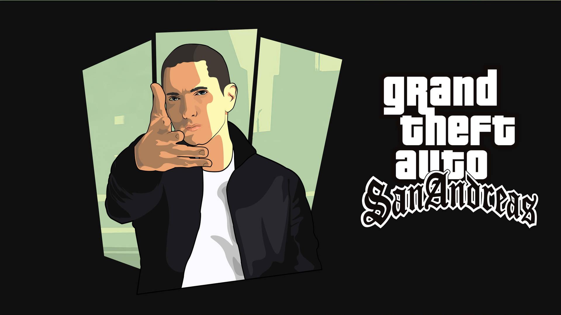 Download GTA SA 4K Eminem Wallpaper