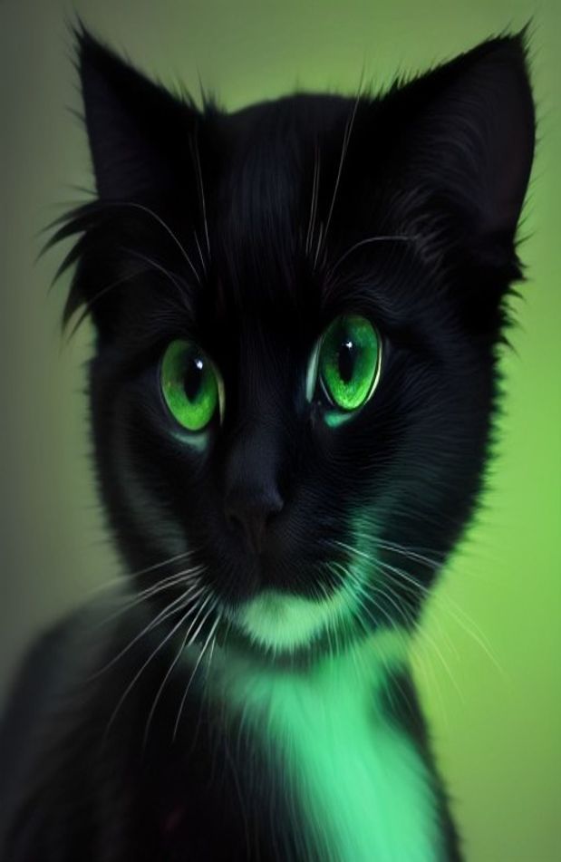 Black Cat Eyes Wallpaper