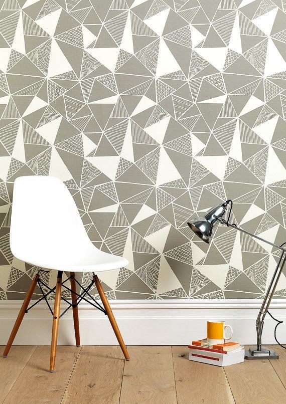 Self adhesive vinyl temporary removable wallpaper wall by Betapet 36 570x806
