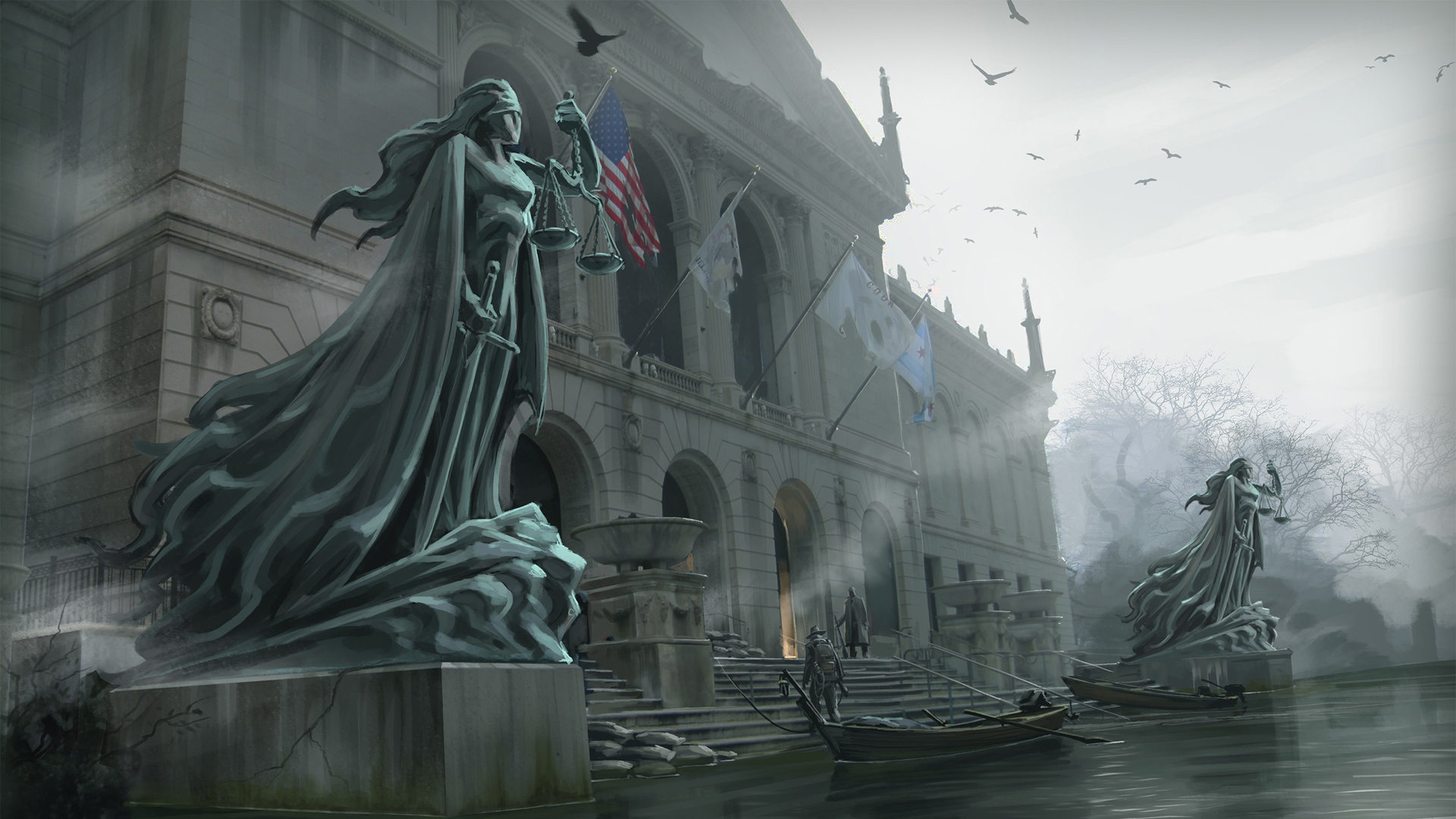 Court Wallpaper From The Sinking City Gamepressure