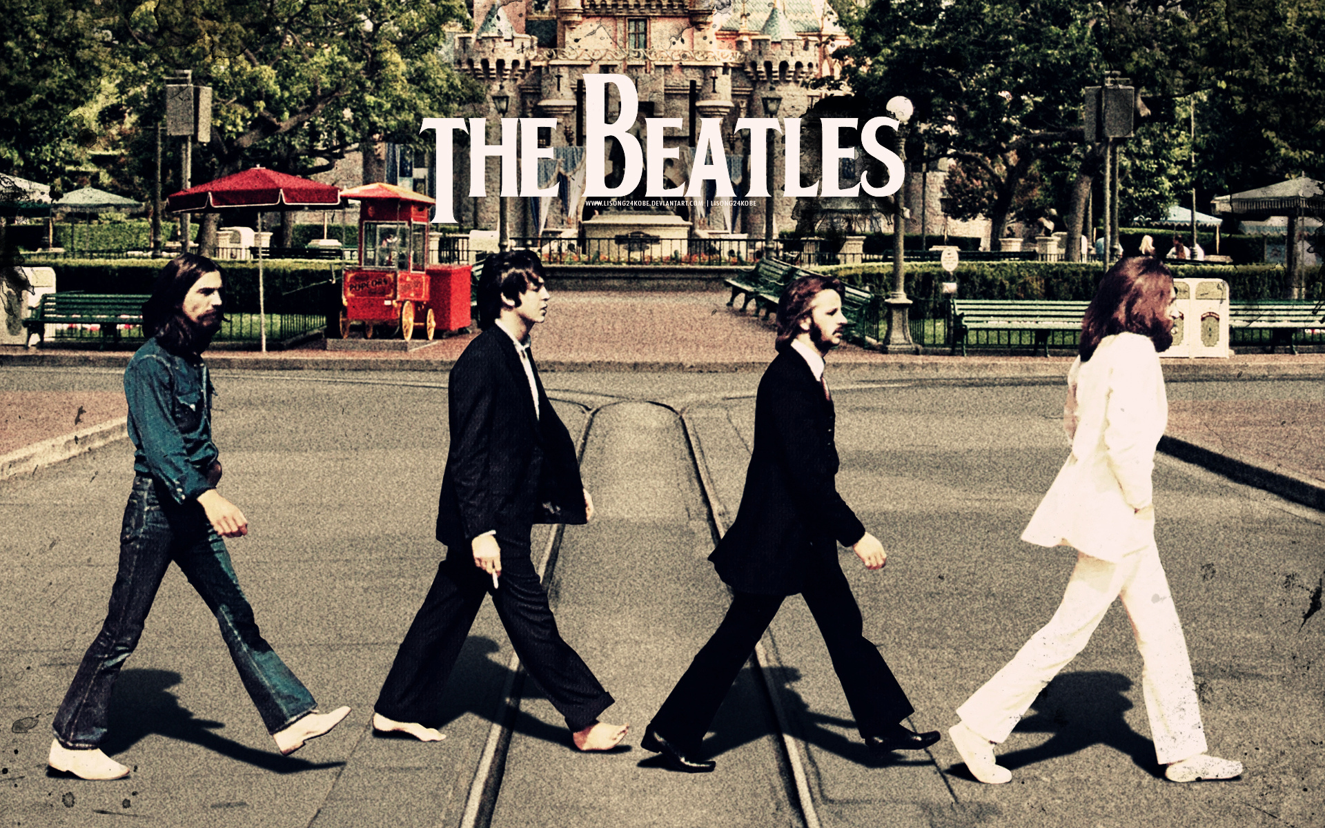 Beatles Abbey Road Wallpaper
