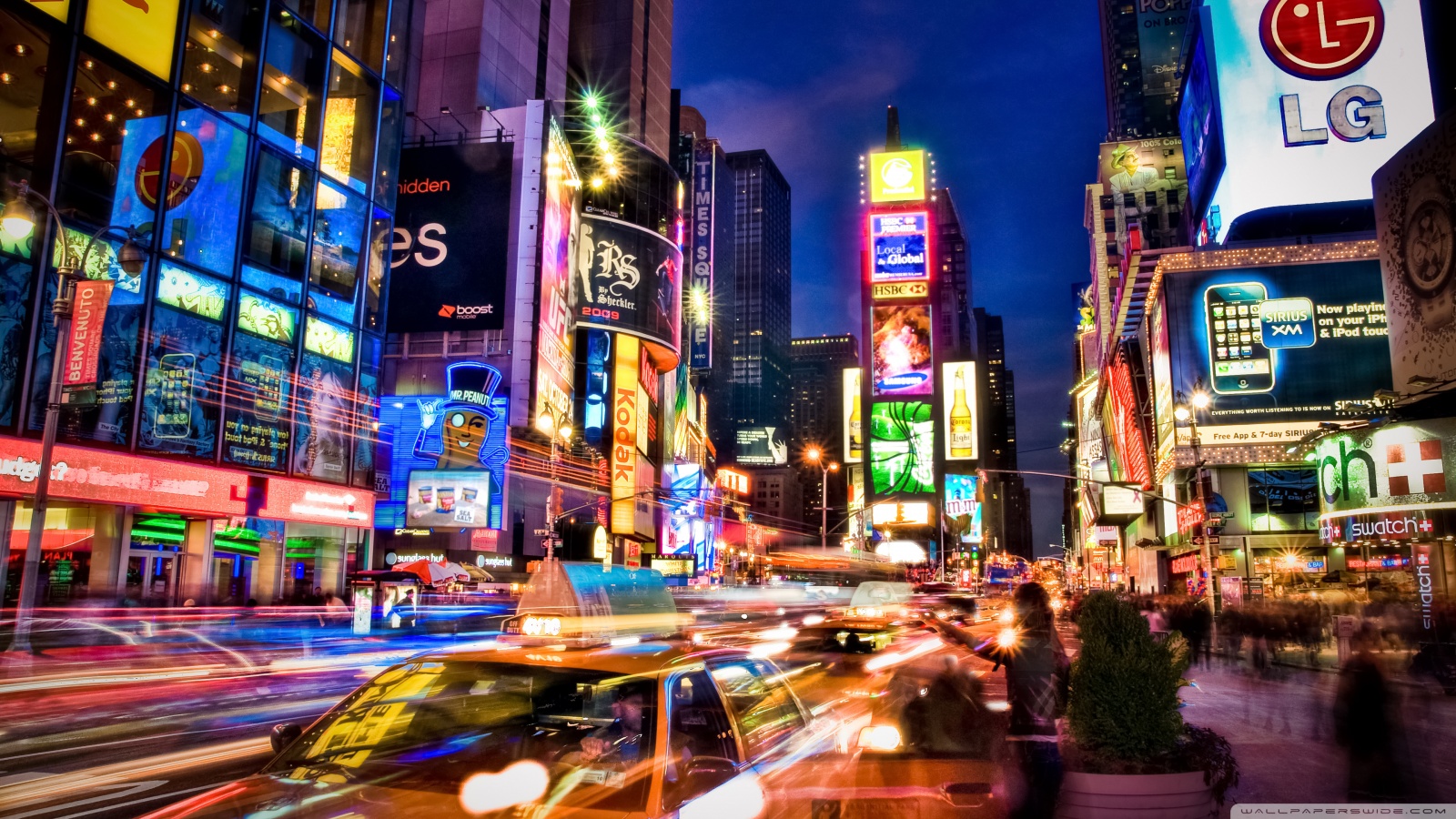 New York City At Night 4K HD Desktop Wallpaper for 4K Ultra HD
