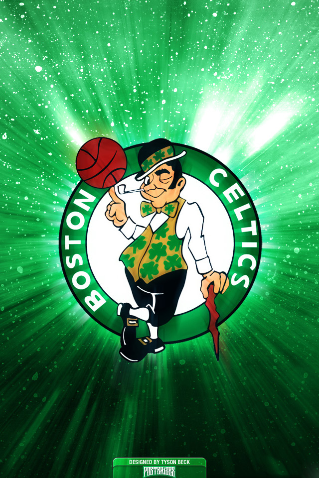 Boston Celtics Logo NBA Team Green Wallpapers HD for iPhone 4 and 4s