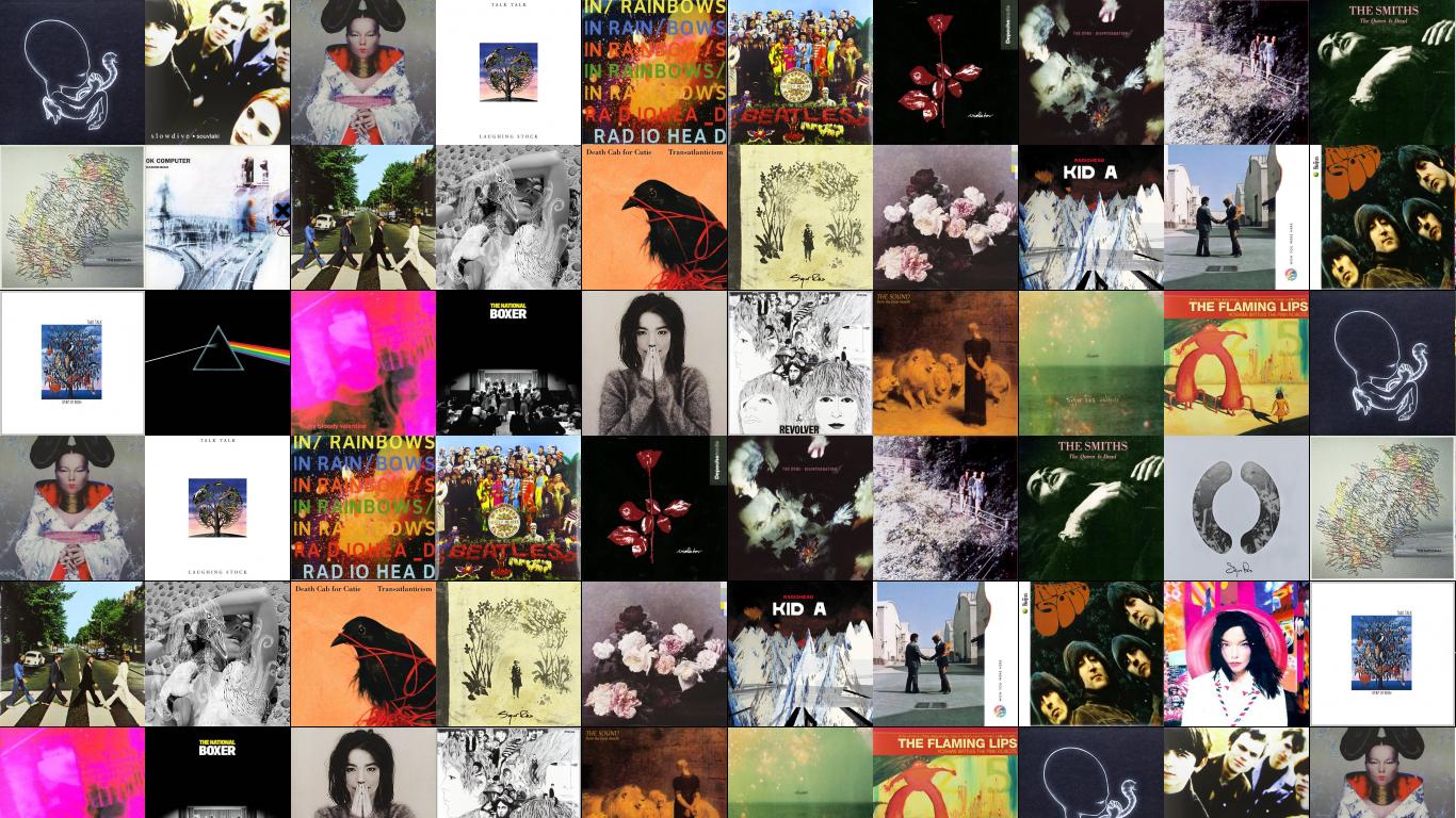 Sigur Ros Agaetis Byrjun Slowdive Souvlaki Bjork Homogenic