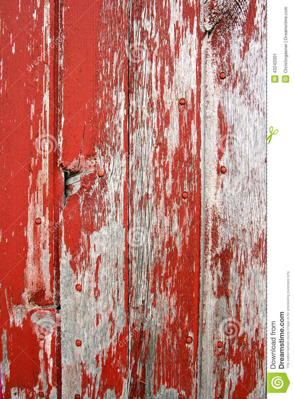 Aged Barnwood Boards With Peeling Red Paint Barn Wood Background