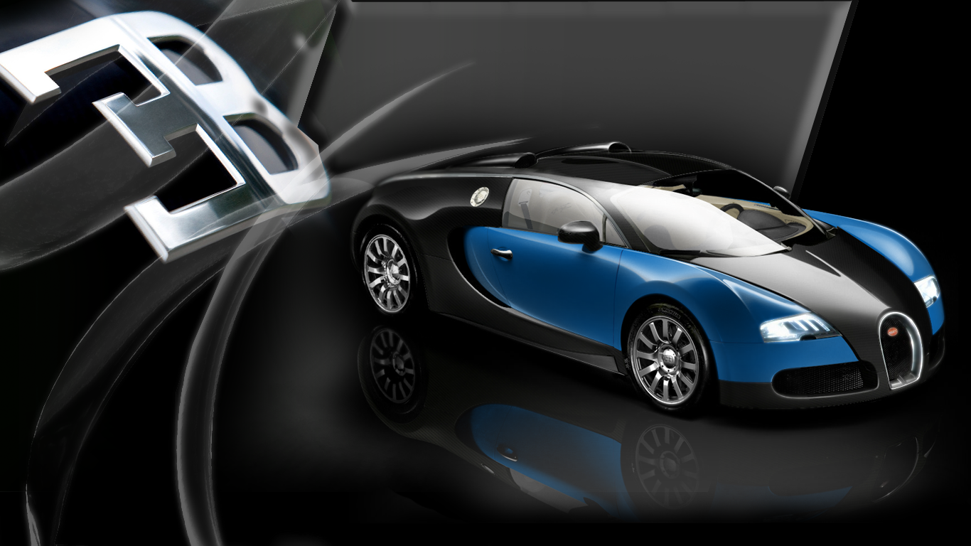 Bugatti Veyron Blue Exclusive HD Wallpaper