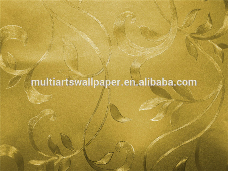 Gold Leaf Wallpaper Glitter