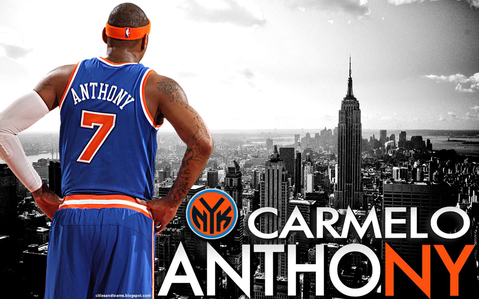 Carmelo Anthony New York Knicks American Small Forward Nba Star Usa HD