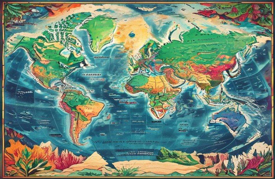 World Map Hd Wallpaper