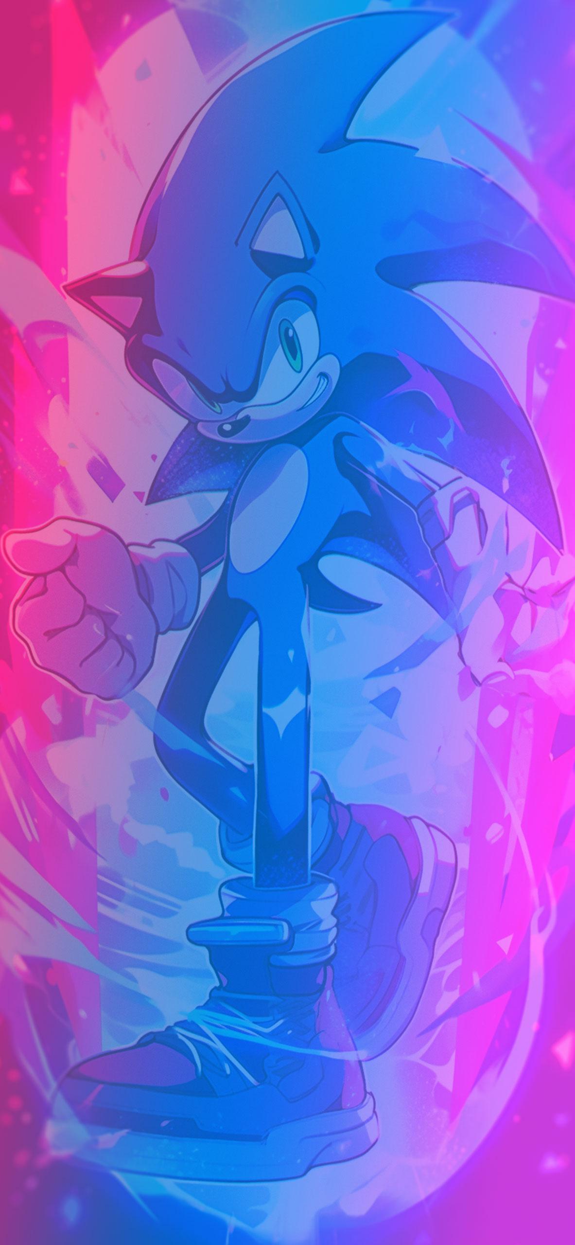 Sonic The Hedgehog Cool Wallpaper Cartoon iPhone