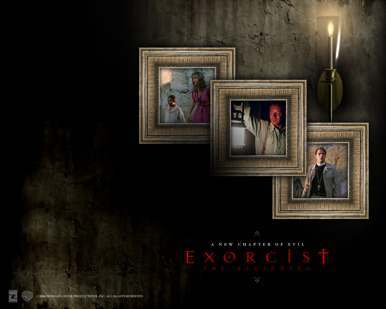 The Exorcist Beginning Horror Movies Wallpaper
