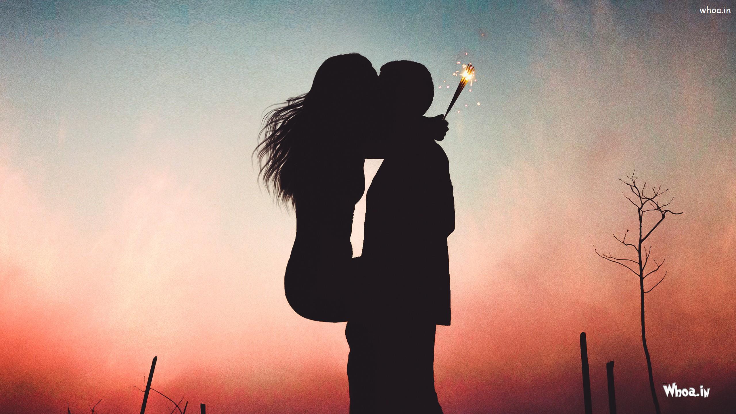 Cute Couple Hugging Wallpaper