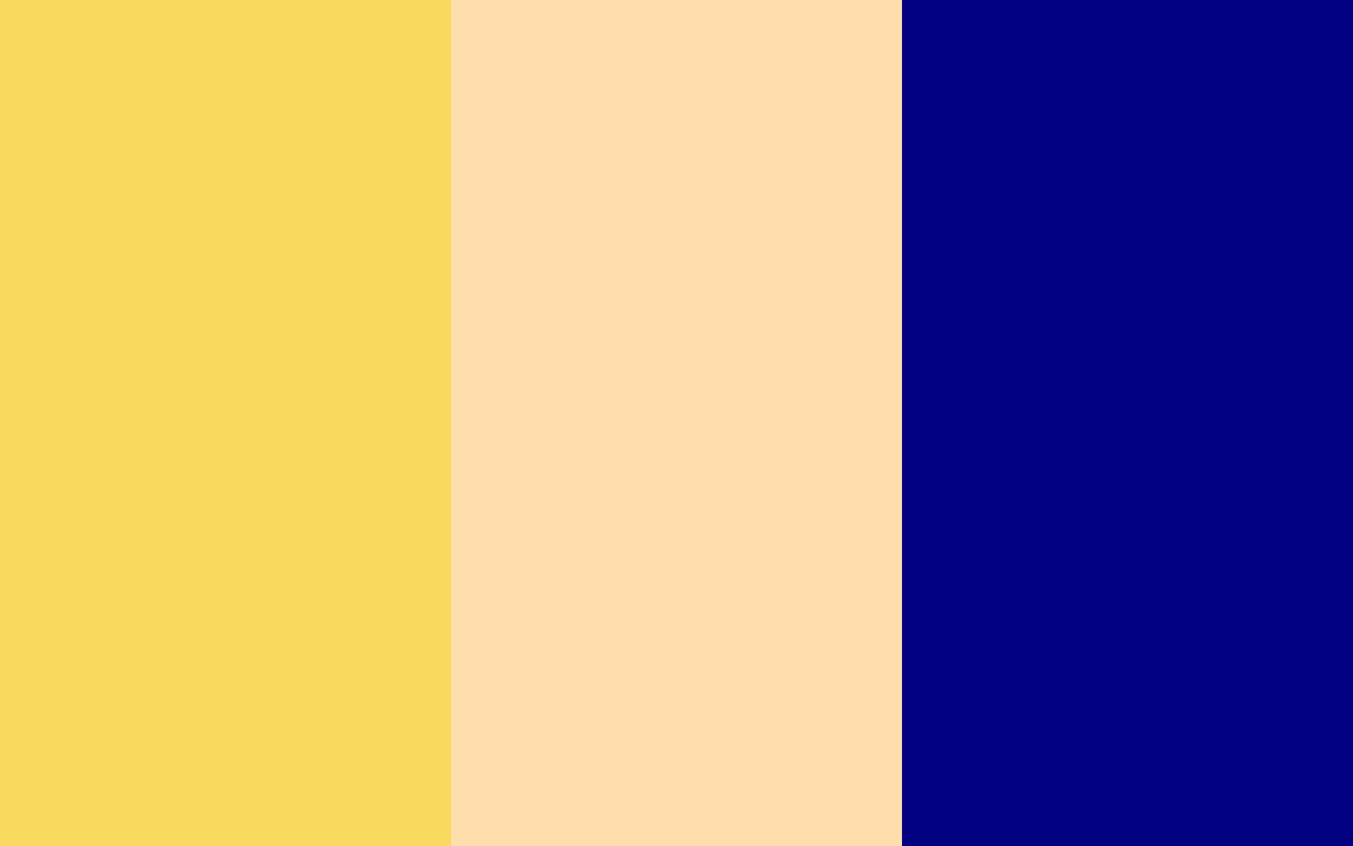Yellow Navajo White And Navy Blue Solid Three Color Background