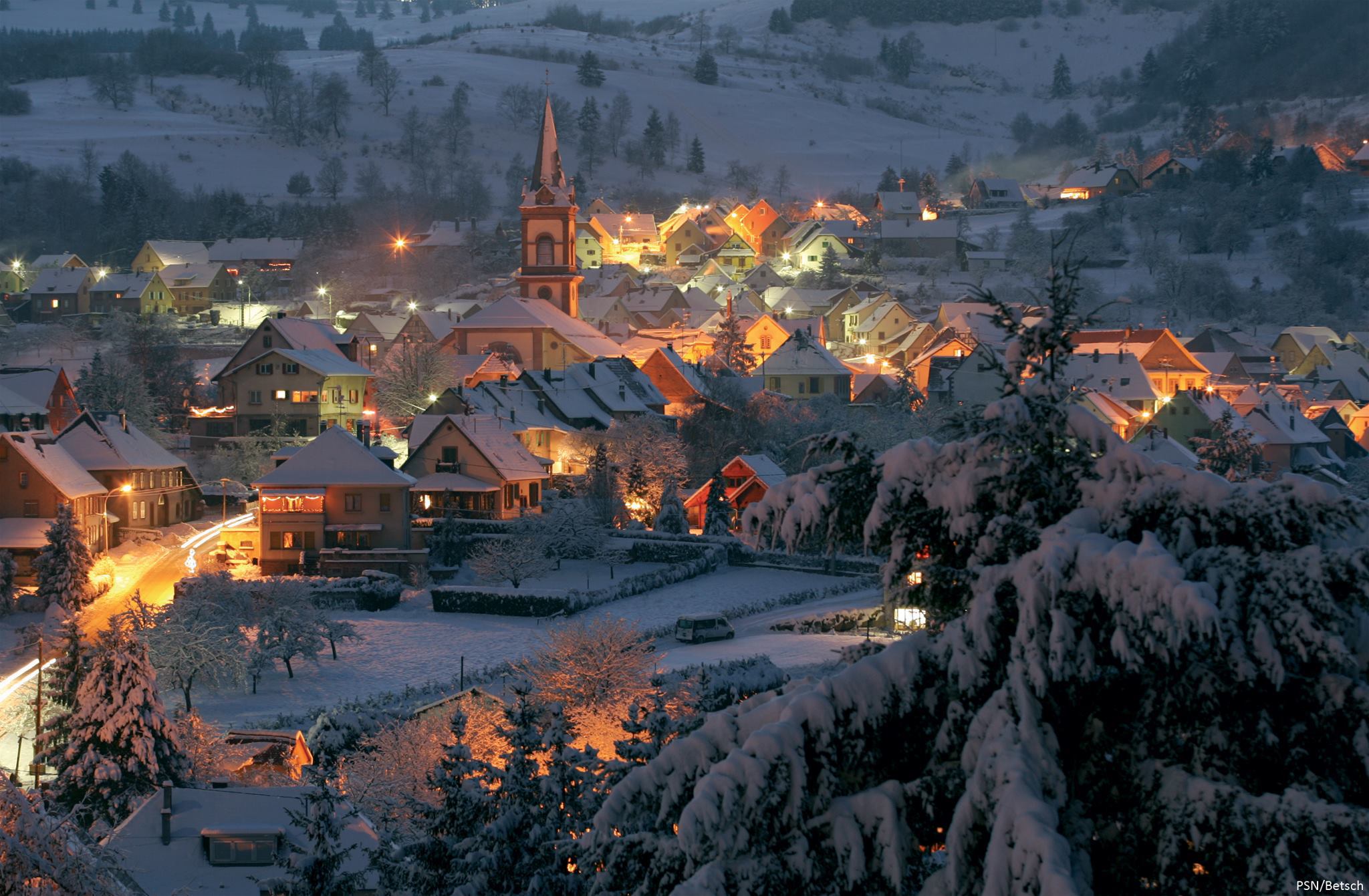 Christmas In Alsace France Wallpaper And Image